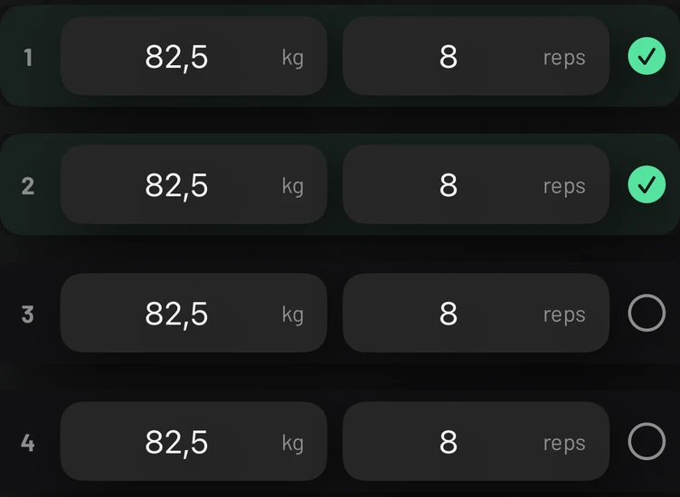 Suivi des séries, minuteur et outils d’entraînement dans InosFitness.